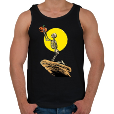 PRINTFASHION A csontok királya - Férfi atléta - Fekete