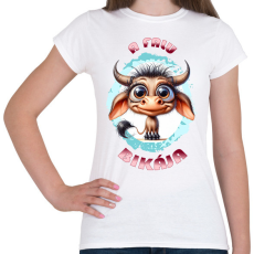 PRINTFASHION A falu bikája - Női póló - Fehér
