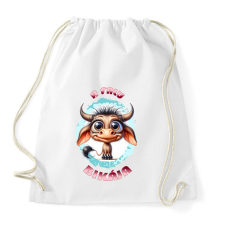 PRINTFASHION A falu bikája - Sportzsák, Tornazsák - Fehér tornazsák