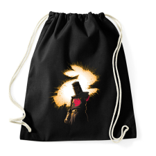 PRINTFASHION A fekete lovag mindig győz - Sportzsák, Tornazsák - Fekete tornazsák