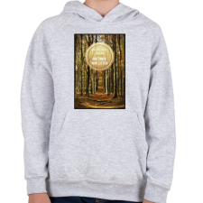 PRINTFASHION A föld zenéje - Gyerek kapucnis pulóver - Sport szürke gyerek pulóver, kardigán