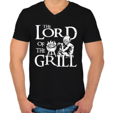 PRINTFASHION A grillek ura - Férfi V-nyakú póló - Fekete