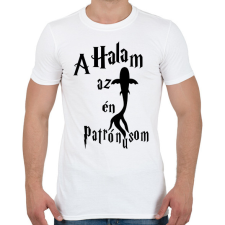PRINTFASHION A Halam az én Patrónusom - Férfi póló - Fehér férfi póló