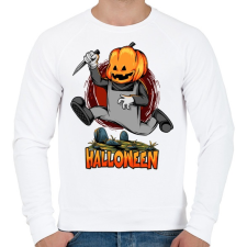 PRINTFASHION A halloweeni konyhakéses - Férfi pulóver - Fehér férfi pulóver, kardigán