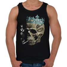 PRINTFASHION A Hamvak Királya - Goth Design - Férfi atléta - Fekete női trikó