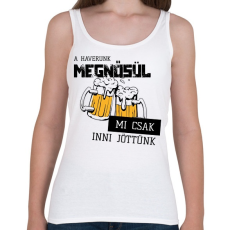 PRINTFASHION A haverunk megnősül - Női atléta - Fehér