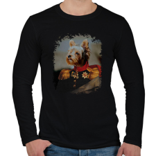 PRINTFASHION A ház ura #2 - Férfi hosszú ujjú póló - Fekete férfi póló