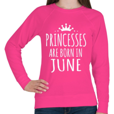 PRINTFASHION A hercegnők júniusban születnek - Női pulóver - Fukszia női pulóver, kardigán
