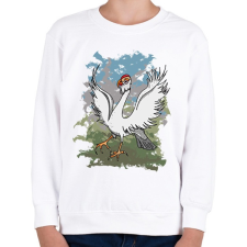 PRINTFASHION A héttyú - Gyerek pulóver - Fehér gyerek pulóver, kardigán