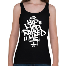 PRINTFASHION A hiphop nevelt fel - Női atléta - Fekete