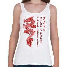 PRINTFASHION A Hold sötét lesz - Női atléta - Fehér