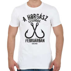 PRINTFASHION A horgász legendák - Férfi póló - Fehér