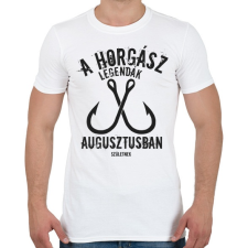 PRINTFASHION A horgász legendák - Férfi póló - Fehér férfi póló