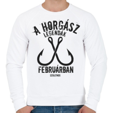 PRINTFASHION A horgász legendák - Férfi pulóver - Fehér férfi pulóver, kardigán
