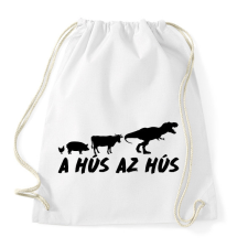 PRINTFASHION A hús az hús - Sportzsák, Tornazsák - Fehér tornazsák