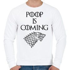 PRINTFASHION A kaki közeleg - Férfi pulóver - Fehér férfi pulóver, kardigán