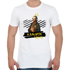 PRINTFASHION A kalapos király - Férfi póló - Fehér férfi póló