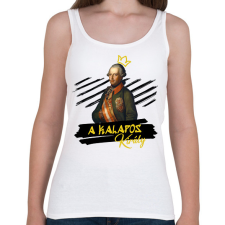 PRINTFASHION A kalapos király - Női atléta - Fehér női trikó