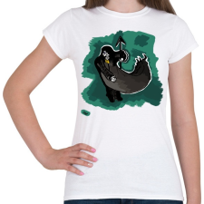 PRINTFASHION A Kapitány - Női póló - Fehér női póló