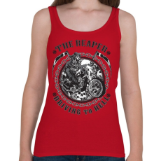 PRINTFASHION A kaszás a pokolba vezet. - Női atléta - Cseresznyepiros