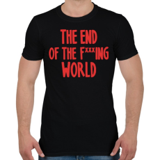 PRINTFASHION A ki***tt világ vége - Férfi póló - Fekete