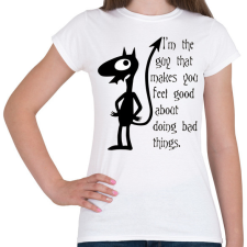 PRINTFASHION A kiábrándult királylány, Luci - Női póló - Fehér női póló