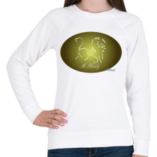 PRINTFASHION A Király - Női pulóver - Fehér női pulóver, kardigán