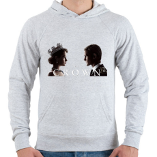 PRINTFASHION A korona - Férfi kapucnis pulóver - Sport szürke