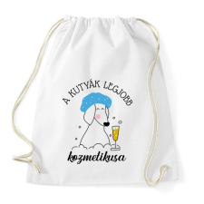 PRINTFASHION A kutyák legjobb kozmetikusa - Sportzsák, Tornazsák - Fehér tornazsák