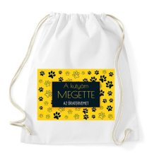 PRINTFASHION A kutyám megette az óratervemet - Sportzsák, Tornazsák - Fehér tornazsák