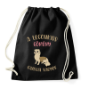 PRINTFASHION A legcukibb görény gazdija - Sportzsák, Tornazsák - Fekete