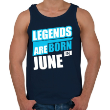PRINTFASHION A legendák júniusban születnek - Férfi atléta - Sötétkék gyógyhatású készítmény