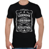 PRINTFASHION A legendák júniusban születtek - Férfi póló - Fekete