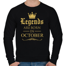PRINTFASHION A legendák szeptemberben születnek - Férfi pulóver - Fekete férfi pulóver, kardigán