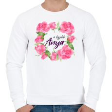 PRINTFASHION A legjobb Anya - Férfi pulóver - Fehér