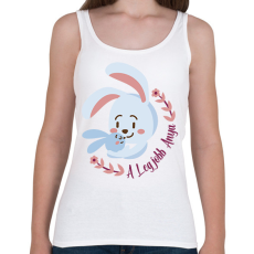 PRINTFASHION A legjobb anya - Női atléta - Fehér