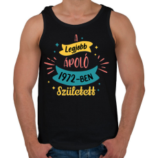 PRINTFASHION A legjobb ápoló - Évszámmal - Férfi atléta - Fekete