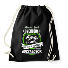PRINTFASHION A legjobb asztalos - Sportzsák, Tornazsák - Fekete tornazsák