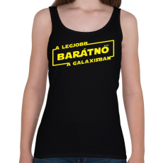 PRINTFASHION A legjobb barátnő a galaxisban - Női atléta - Fekete