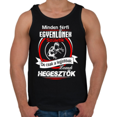 PRINTFASHION A legjobb hegesztők - Férfi atléta - Fekete