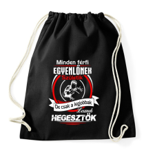 PRINTFASHION A legjobb hegesztők - Sportzsák, Tornazsák - Fekete tornazsák