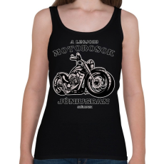 PRINTFASHION a legjobb motorosok - Női atléta - Fekete