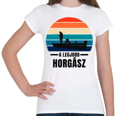 PRINTFASHION A legjobb pecás - Női póló - Fehér