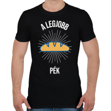 PRINTFASHION A legjobb pék - Férfi póló - Fekete férfi póló