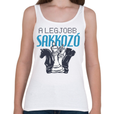 PRINTFASHION A legjobb sakkozó - Női atléta - Fehér