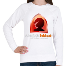 PRINTFASHION a legjobb sakkozó - Női pulóver - Fehér