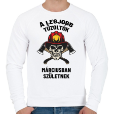 PRINTFASHION A legjobb tűzoltók - Férfi pulóver - Fehér női pulóver, kardigán