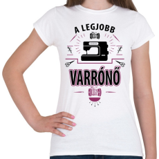 PRINTFASHION A legjobb varrónő - Női póló - Fehér