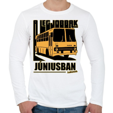 PRINTFASHION A Legjobbak - Férfi hosszú ujjú póló - Fehér férfi póló