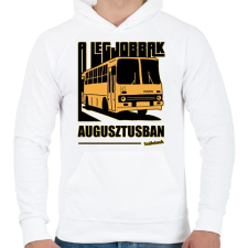 PRINTFASHION A Legjobbak - Férfi kapucnis pulóver - Fehér női pulóver, kardigán